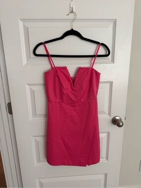 DO+BE Hot Pink Strapless Mini Dress